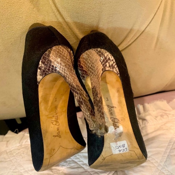 Sam Edelman Blue Dea Stilletos - Picture 8 of 8